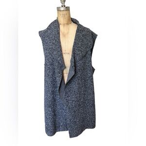 Women’s Stillwater Supply Co Company Open Cardigan Vest Gray Size 1X
